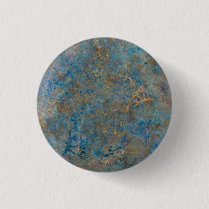 Luxury Lapis Lazuli Marble 3 Cm Round Badge