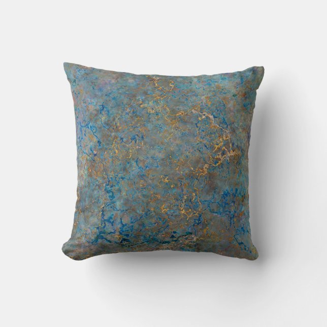 Luxury Lapis Lazuli Marble Cushion (Front)