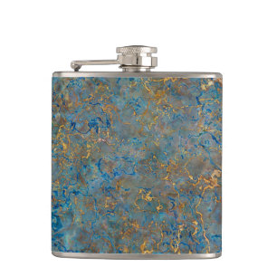 Luxury Lapis Lazuli Marble Hip Flask