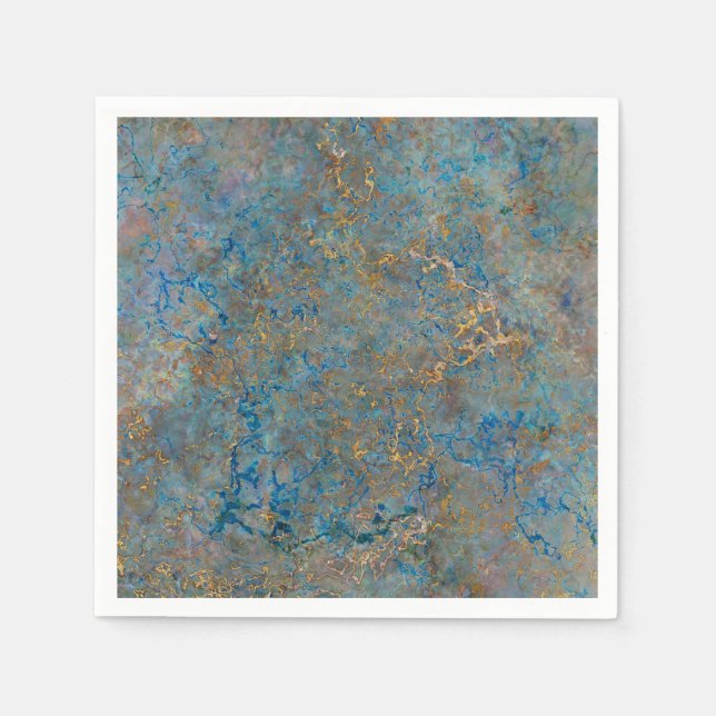 Luxury Lapis Lazuli Marble Napkin (Front)