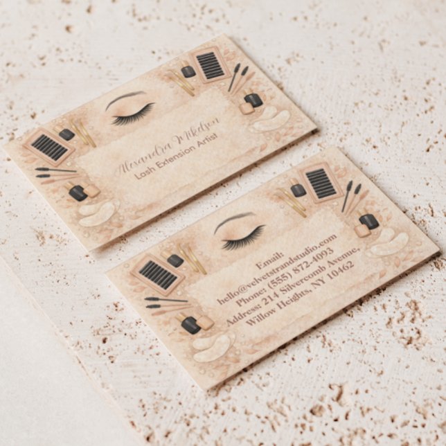 Luxury Lash Artist Business Card (Creator Uploaded)