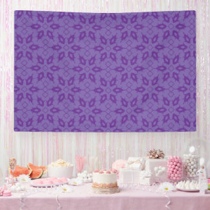 Luxury Lavender Party Banner Decor