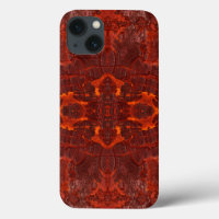 Luxury Leather Textured Golden Brown Pattern