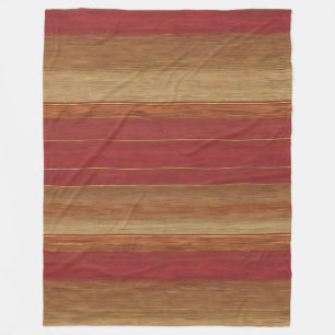 Luxury Linen Trendy Burgundy Gold Collection Fleece Blanket