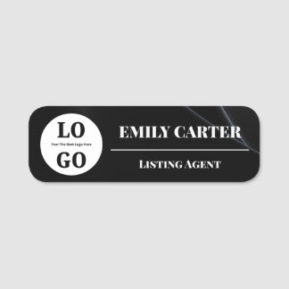 Luxury Listing Agent Custom Logo Magnetic Name Tag