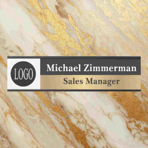 Luxury Logo Office Door Sign