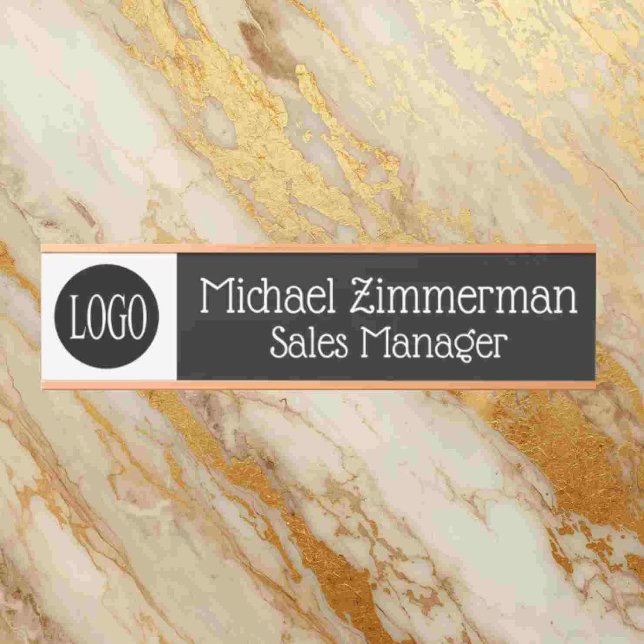 Luxury Logo Office Door Sign (Creator Uploaded)