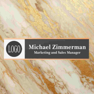 Luxury Logo Office Door Sign
