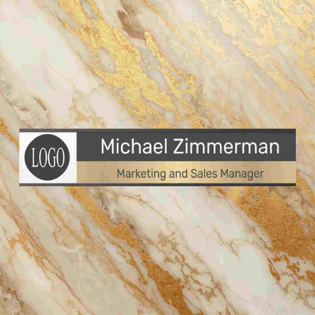 Luxury Long Name Logo Office Door Sign (Creator Uploaded)
