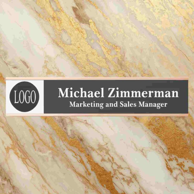 Luxury Long Name Logo Office Door Sign (Creator Uploaded)