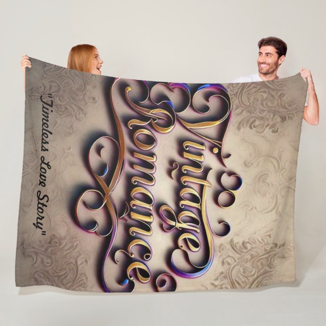 "Luxury Love's Heritage" Fleece Blanket (In Situ)