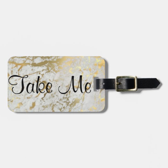Luxury Luggage Tag (Front Horizontal)