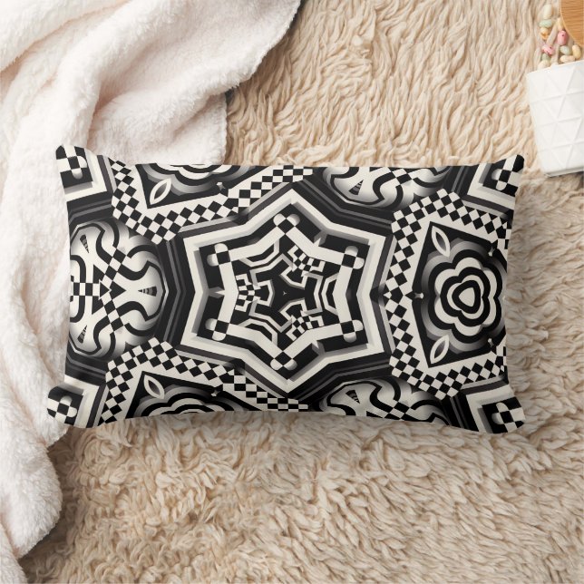 Luxury Lumbar Pillow | Back Support for Sofa (Blanket)