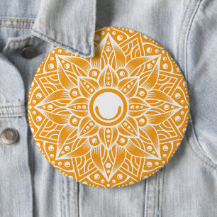 Luxury Mandala 13 6 Cm Round Badge