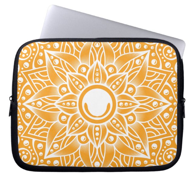 Luxury Mandala 13 Laptop Sleeve (Front)
