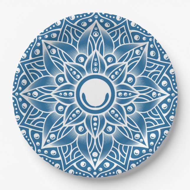 Luxury Mandala 16 Paper Plate (Front)