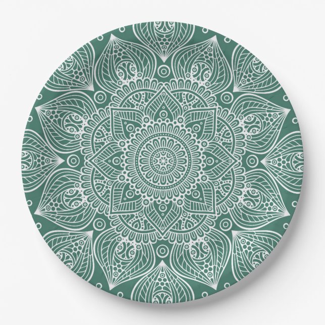 Luxury Mandala 37 Paper Plate (Front)