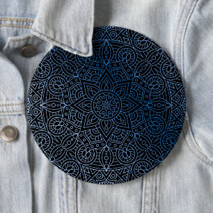Luxury Mandala 39 6 Cm Round Badge