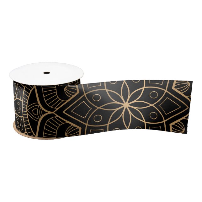 Luxury Mandala 3 Satin Ribbon (Spool)