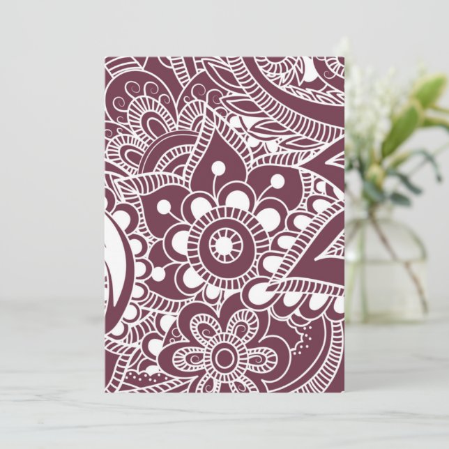 Luxury Mandala 44 Thank You Card (Standing Front)