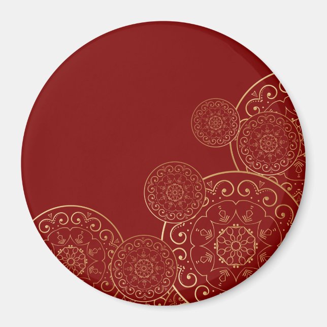 Luxury Mandala 50 Magnet (Front)