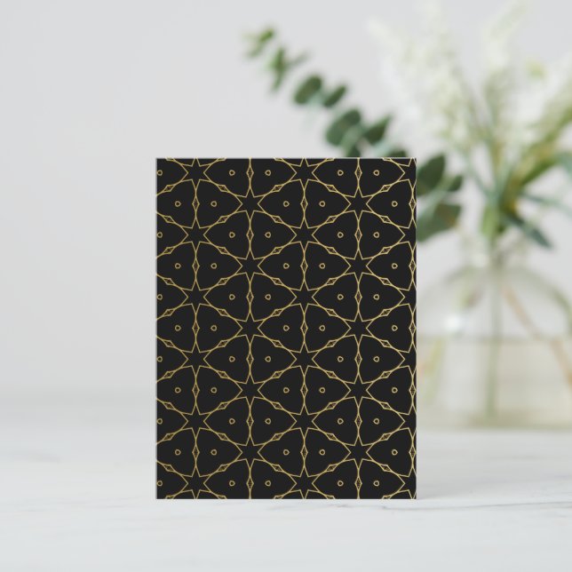 Luxury Mandala 51 Holiday Postcard (Standing Front)