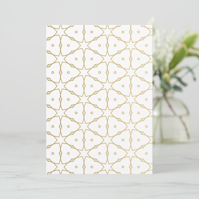 Luxury Mandala 52 Thank You Card (Standing Front)