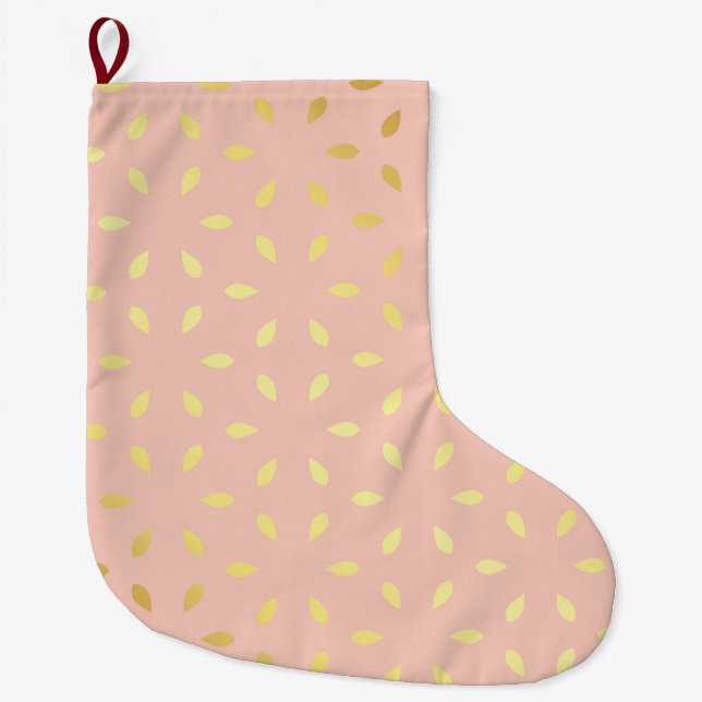 Luxury Mandala 8 Large Christmas Stocking (Front)
