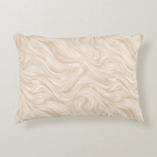 Luxury Marble Swirl Pattern Decorative Cushion