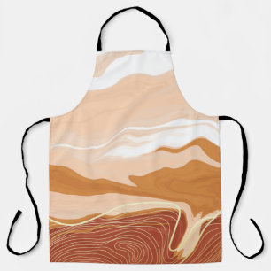 Luxury marble texture background design. Liquid ma Apron