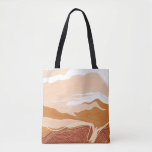 Luxury marble texture background design. Liquid ma Tote Bag