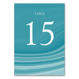 Luxury Marble Wedding Table Number