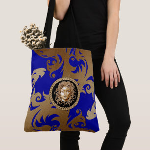 Luxury Medusa Baroque Tote Bag