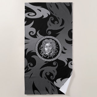 Luxury Medusa  beach towel