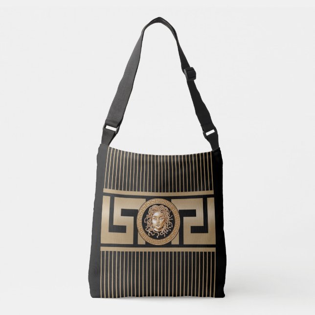 Luxury Medusa Medallion Cross Body Bag (Front)