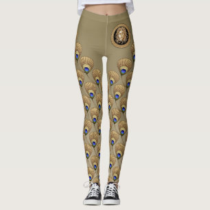 Luxury Medusa Medallion Leggings