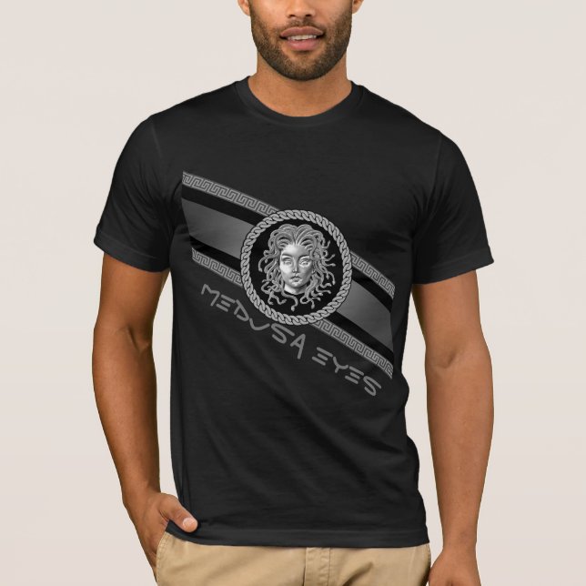Luxury Medusa Silver T-Shirt (Front)