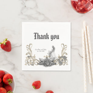 Luxury meets romance. napkin