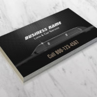 Luxury Metal Background Limo & Car Service