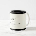 Luxury Minimal Monogram Black Ivory Chic Stylish