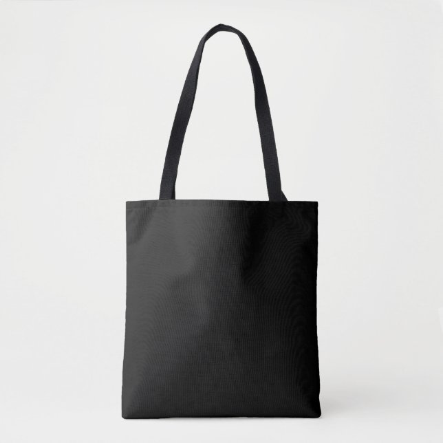 Luxury Minimalist Black Tote Bag (Front)