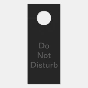 Luxury Minimalist Do Not Disturb Sign