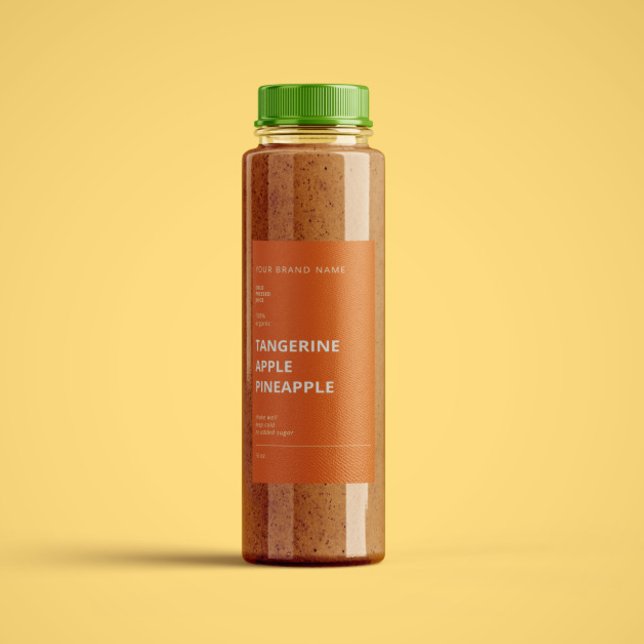 Luxury Minimalist Juice Smoothie Bottles Label (Creator Uploaded)