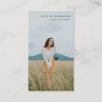 Luxury Minimalist Photography Business Card