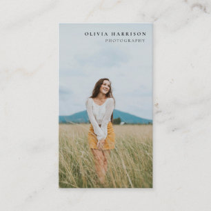 Luxury Minimalist Photography Business Card