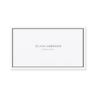 Luxury Minimalist Professional Business Card