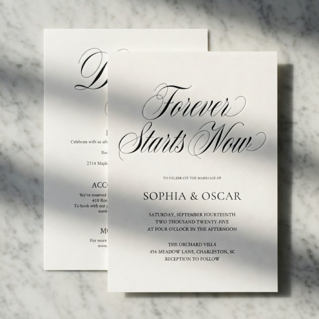 Luxury Minimalist Wedding Invitation Set  (Creator Uploaded)