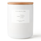 Luxury Minimalist White Candle Product Label