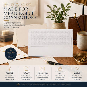 Luxury Minimalist White Envelopes