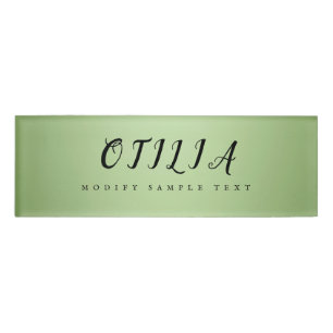 Luxury Mint Green Beauty Salon Staff Name Badges